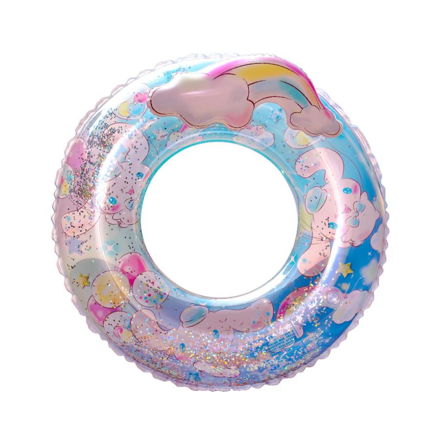 Deniko浮き輪 子供用 ベビー浮き輪 足入れ うきわ サンリオ ベビー