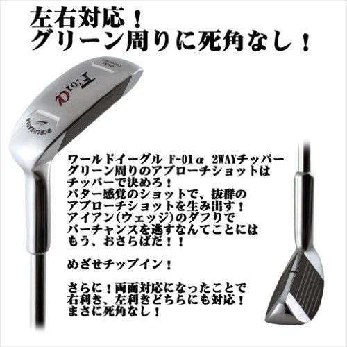 WORLD EAGLE F-F-01α クロス クラブセット 10本 右用 S バッグ:F-01α黒 初心者 父の日 - 5