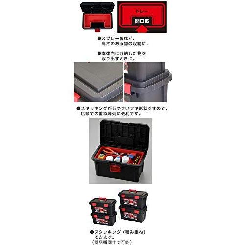 JEJアステージ 収納ボックス 日本製 工具箱 アウトドア収納 キャンプ ツールボックス 小物収納 ST380 [幅38×奥行22×高さ19cm]