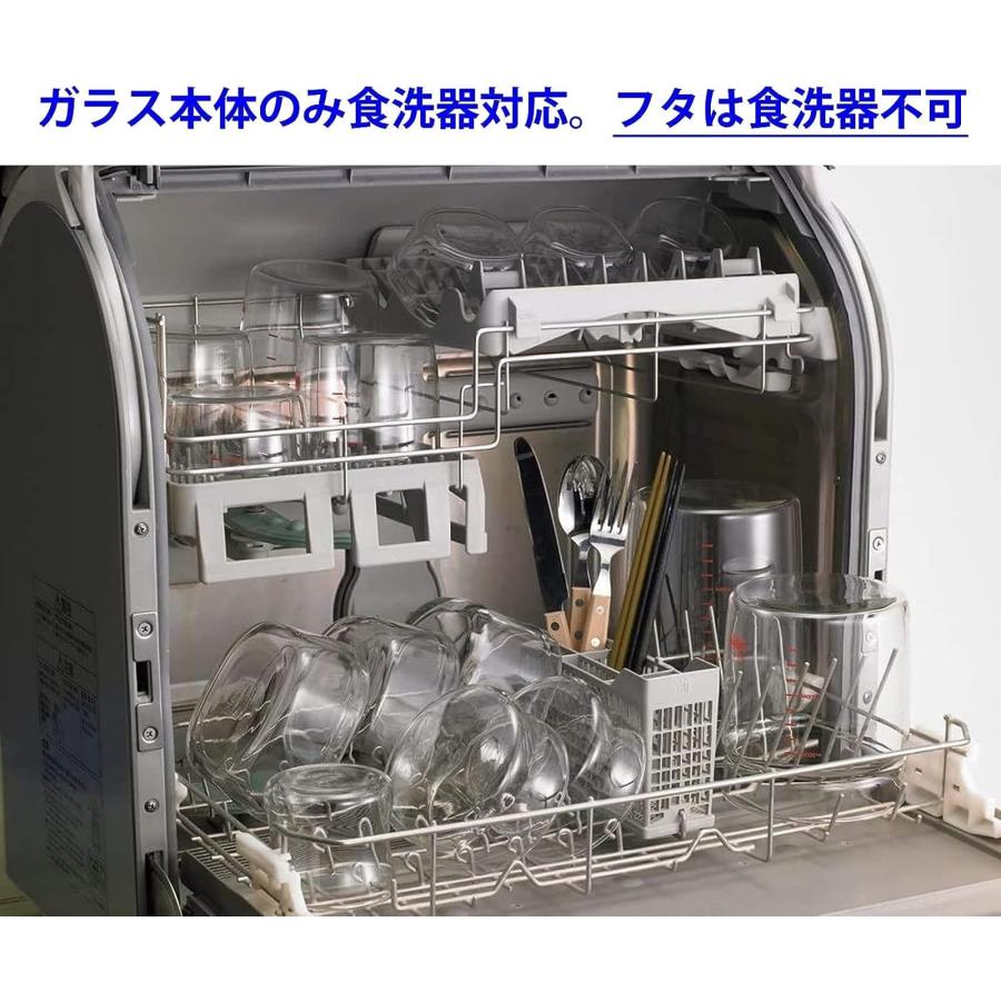 iwaki(イワキ) 耐熱ガラス 保存容器 グリーン 7個セット パック&レンジ PSC-PRN-G7｜akenonatter4｜06