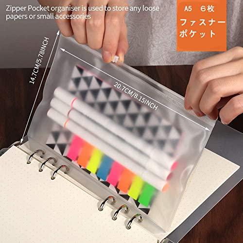 システム手帳リフィル クリアポケット 10枚セットLOORIPRO A5 システム手帳リフィル クリアポケット 10枚セットLOORIPRO A5