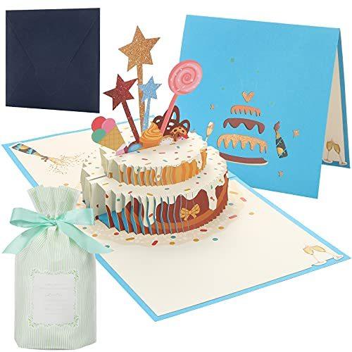 無料長期保証 Yovoy ポップアップカード 立体カード 可愛い誕生日カード 3点セット 感謝