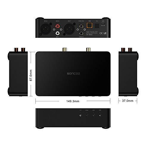 SONCOZ LA-QXD1 HiFiオーディオデジタルアナログコンバーターUSB DAC ...
