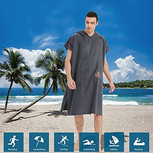 22最新のスタイル スポーツタオル サーフィンポンチョ Tree Seashore お着替えポンチョ ふわふわ 速乾 吸水 ビーチ お着替えタオル スポーツサングラス Www Cognitiva La