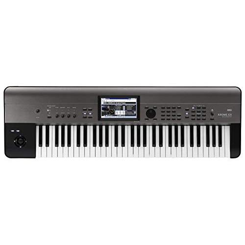 KORG キーボード シンセサイザー KROME EX クローム 61鍵 音楽制作 ステージ ライブパフォーマンス カラータッチパネル搭載