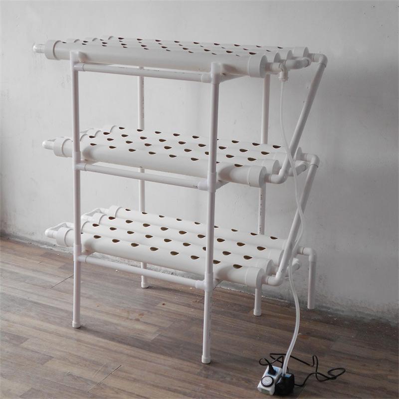 水耕栽培キット 3層12管 無土壌栽培設備配管水耕野菜栽培 室内と庭園栽培器 育成システム 家庭用 ベランダ 庭 スポンジ ポンプ付き プランター 野菜を育てる 