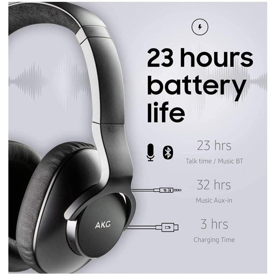 AKG ワイヤレス ノイズキャンセリング ヘッドホン N700NCM2 Bluetooth