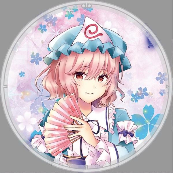 東方project西行寺 幽々子 7−1BIG缶バッジ / ぱいそんきっど : アキバ 