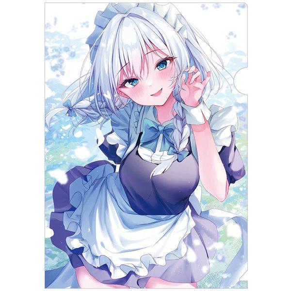 東方Project クリアファイル_咲夜(子野日)202409 / すなめりドリル