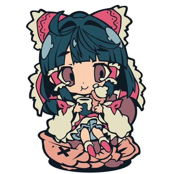 東方ラバーキーホルダー霊夢Ver8 / こすぷれ喫茶娘々 : アキバホビー