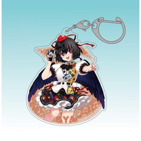 東方Project 射命丸文 アクリルマルチキーホルダー LIVEステージVer 