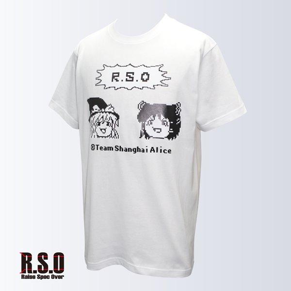 ゆっくり霊夢＆魔理沙×RSOコラボTシャツ（白）Lサイズ