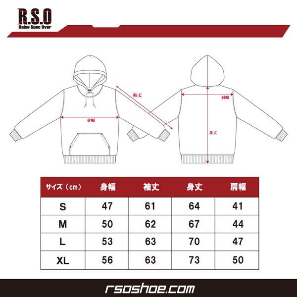 ゆっくり霊夢＆魔理沙×RSOコラボパーカー（黒）Sサイズ / R.S.O