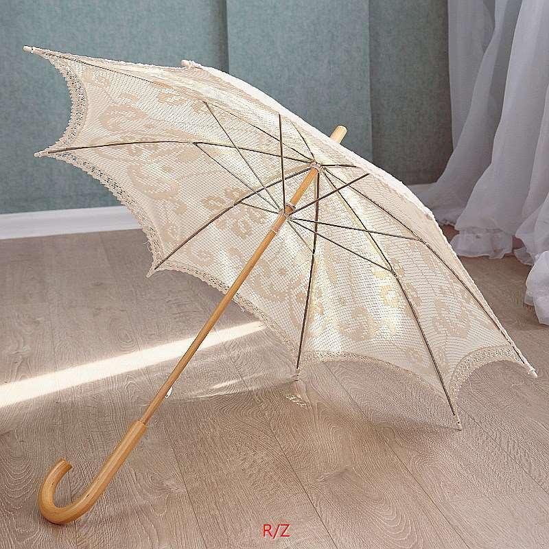 女の子 女性 レースパラソル 日傘 綿 綺麗な刺繍付け花嫁傘結婚アルバム用 写真用可愛い 日傘和風木製パゴダ傘レディースプリンセス姫様 可愛い日傘長柄 bju Aki Store 通販 Yahoo ショッピング