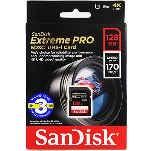 SanDisk サンディスク SDXC カード 128GB Extreme Pro UHS-I 超高速U3 Class10 [並行輸入品]