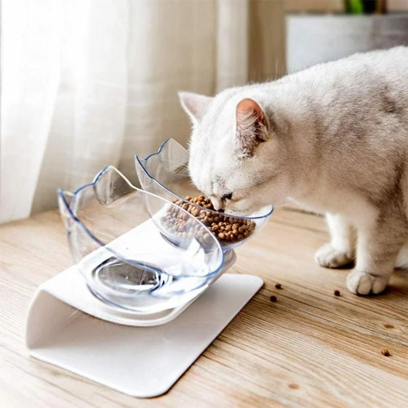 かわいい猫耳デザイン フードボウル エサ皿 かさ上げされていて食べやすい 春先取りの 全品最安値に挑戦