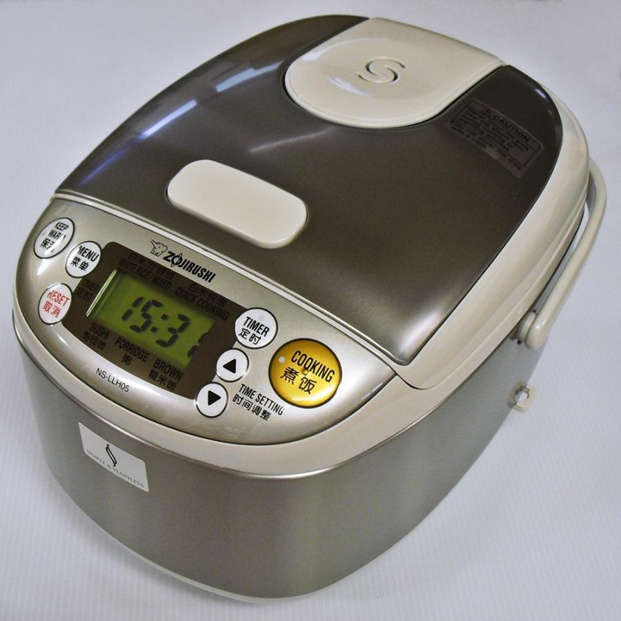 象印 海外用 炊飯器 NS-LLH05-XA 3合炊き 象印（ZOJIRUSHI） マイコン炊飯器 NS-LLH05-XA （ステンレス） [3合