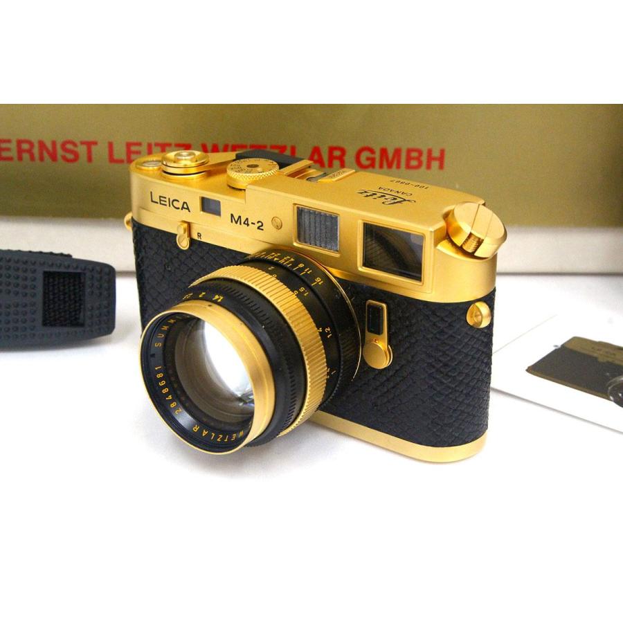 ライカ 【全額返金保証】極美品|ライカ M4-2 ゴールド ライカ 【全額返金保証】極美品|ライカ M4-2 ゴールド