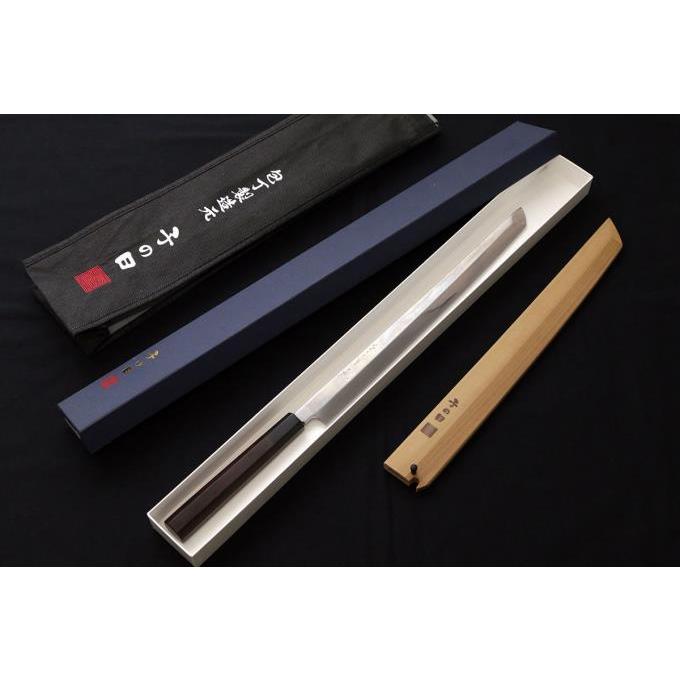 未使用品|子の日 池田美和 伊野信平 先丸蛸引包丁 尺一 本焼 青 未使用品|子の日 池田美和 伊野信平 先丸蛸引包丁 尺一 本焼 青