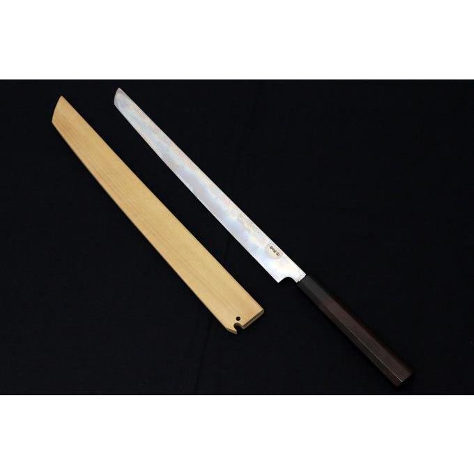 未使用品|子の日 池田美和 伊野信平 先丸蛸引包丁 尺一 本焼 青 未使用品|子の日 池田美和 伊野信平 先丸蛸引包丁 尺一 本焼 青