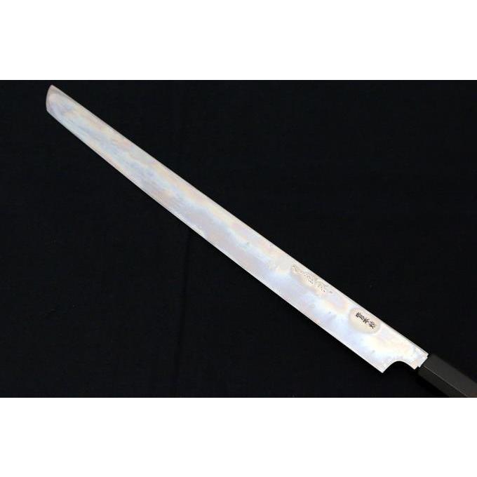 未使用品|子の日 池田美和 伊野信平 先丸蛸引包丁 尺一 本焼 青 未使用品|子の日 池田美和 伊野信平 先丸蛸引包丁 尺一 本焼 青