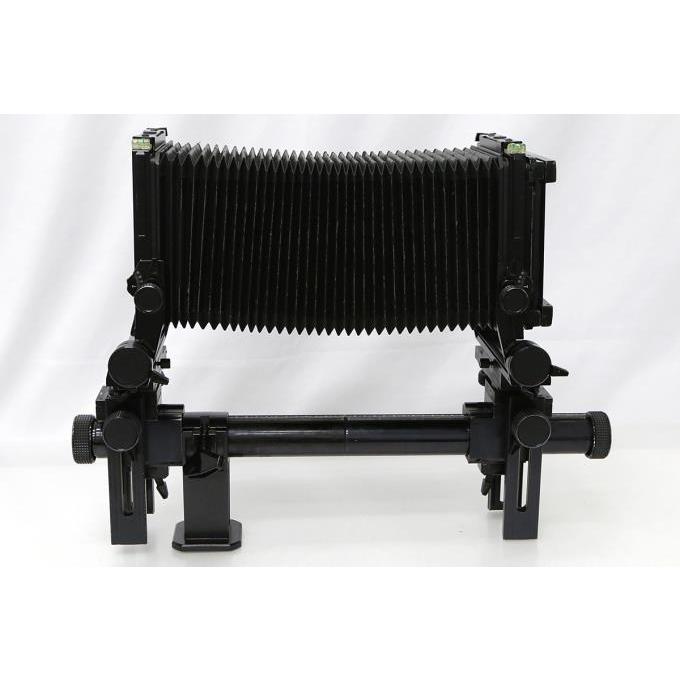 TOYO VIEW 4×5 大判カメラ本体 フィルムホルダー8枚 その他付属品 ROBOS 蛇腹大判カメラ フィルムホルダー 延長レール ケース付 N185-2L