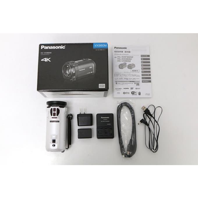 Panasonic 【全額返金保証】極美品｜パナソニック HC-VX980M-W