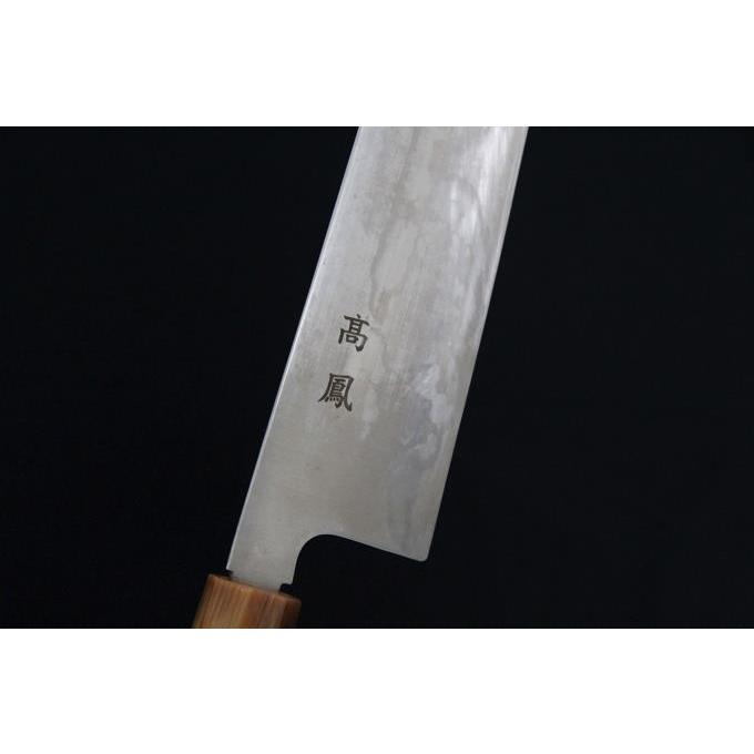 美品｜高鳳 鈴木商事 和牛刀 包丁 300mm ステンレス鋼 水牛朴八角柄 箱