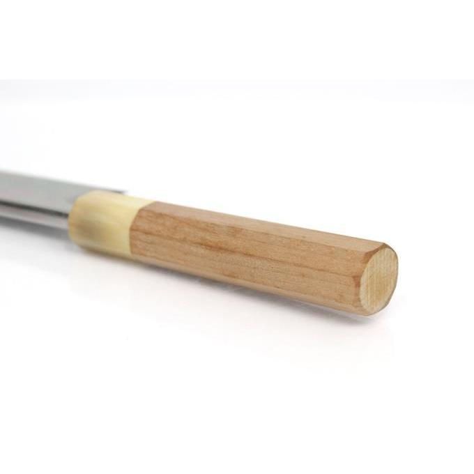 未使用品|伯龍宗良 出刃包丁 七寸 霞 白銀鋼 平鏡面 白水牛朴 未使用品|伯龍宗良 出刃包丁 七寸 霞 白銀鋼 平鏡面 白水牛朴