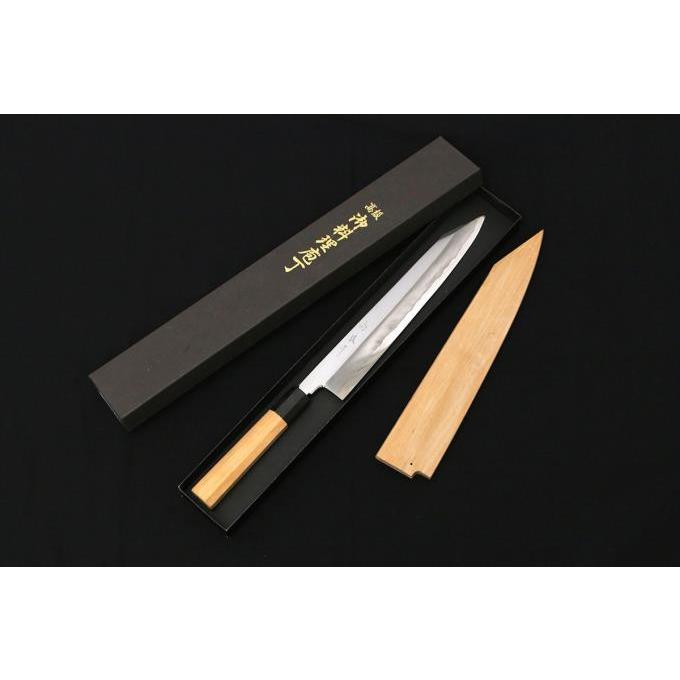 美品|高鳳 鈴木商事 勘所切付包丁 九寸 霞 極上 水牛朴八角柄 美品|高鳳 鈴木商事 勘所切付包丁 九寸 霞 極上 水牛朴八角柄
