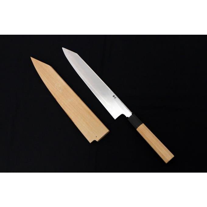 美品|高鳳 鈴木商事 勘所切付包丁 九寸 霞 極上 水牛朴八角柄 美品|高鳳 鈴木商事 勘所切付包丁 九寸 霞 極上 水牛朴八角柄