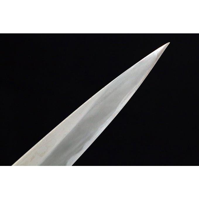 美品｜重房 飯塚解房 柳刃包丁 九寸半 鍛地 水牛朴栗型柄 λS2662-2L1A
