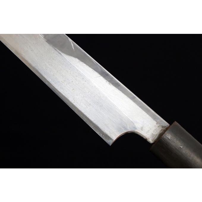 美品｜重房 飯塚解房 柳刃包丁 九寸半 鍛地 水牛朴栗型柄 λS2662-2L1A