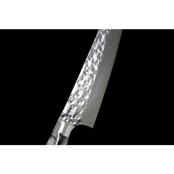 黒崎優　閃光　sg2 ペティナイフ　150mm 極美品｜黒崎優 閃光 ペティナイフ 洋包丁 150mm ステンレス R2 SG2 鎚