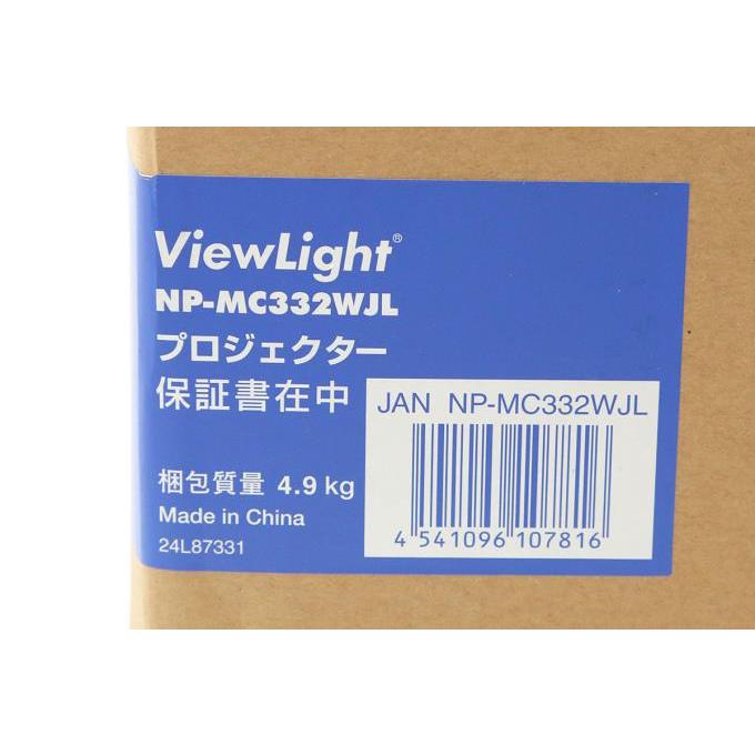 ViewLight 未使用品｜NEC NP-MC332WJL 液晶プロジェクター πN484-2G5