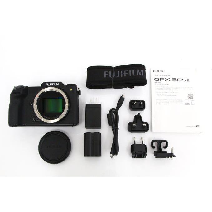 ＜良品＞FUJIFILM GFX 50S II ボディ｜シャッター14,702枚 富士フイルム GFXシステム 【全額返金保証】極美品｜富士フイルム