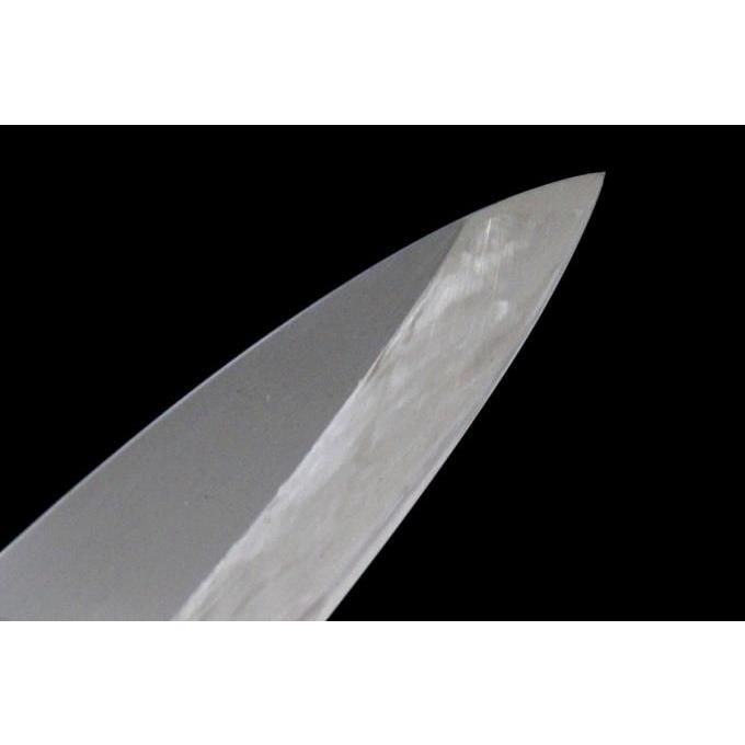 極美品｜子の日 本家 相出刃包丁 八寸 本焼 両鏡面 水牛黒檀八角柄