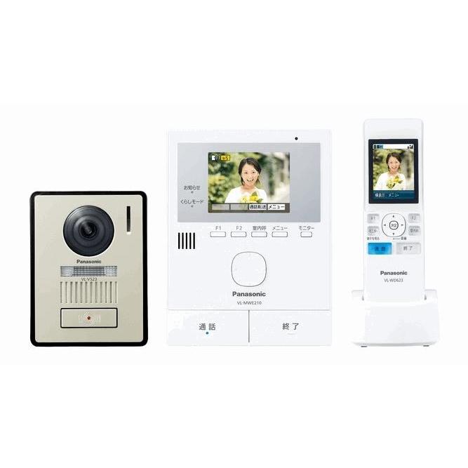 Panasonic パナソニック どこでもドアホン VL-SWE210KLA 子機含む付属品完備の商品画像（Yahoo!ショッピング）
