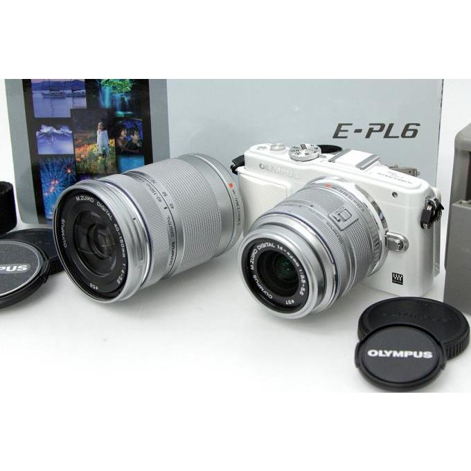OLYMPUS PEN 【全額返金保証】美品｜オリンパス Lite E-PL6 ダブル 