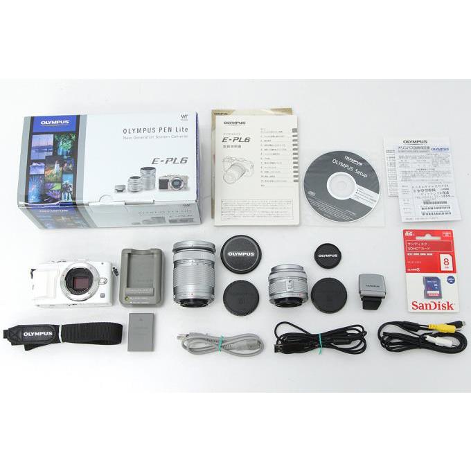 OLYMPUS PEN 【全額返金保証】美品｜オリンパス Lite E-PL6 ダブル 