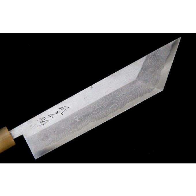 極美品|正千代 鰻裂包丁 江戸裂 八寸半 純日本鋼 青鋼 墨流し 極美品|正千代 鰻裂包丁 江戸裂 八寸半 純日本鋼 青鋼 墨流し