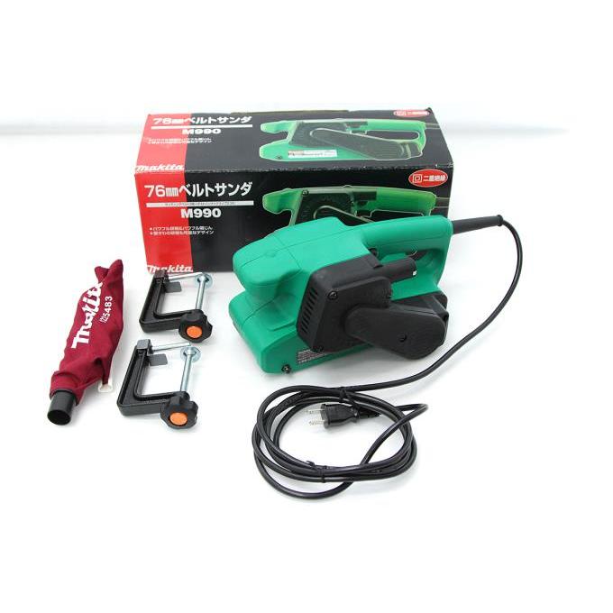 マキタ 極美品｜マキタ M990 ベルトサンダ 76mm コード式 100V 6.8A 50 