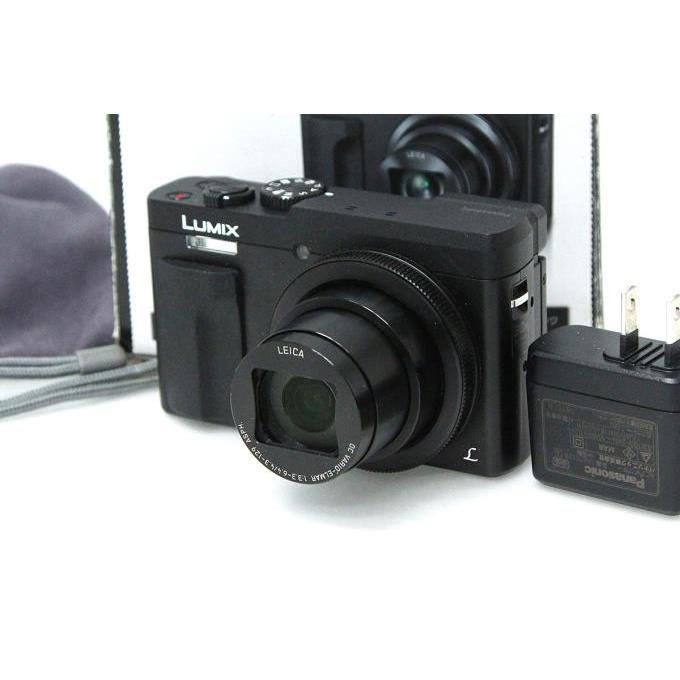 LUMIX 【全額返金保証】極美品｜パナソニック DC-TZ90-K ブラック  