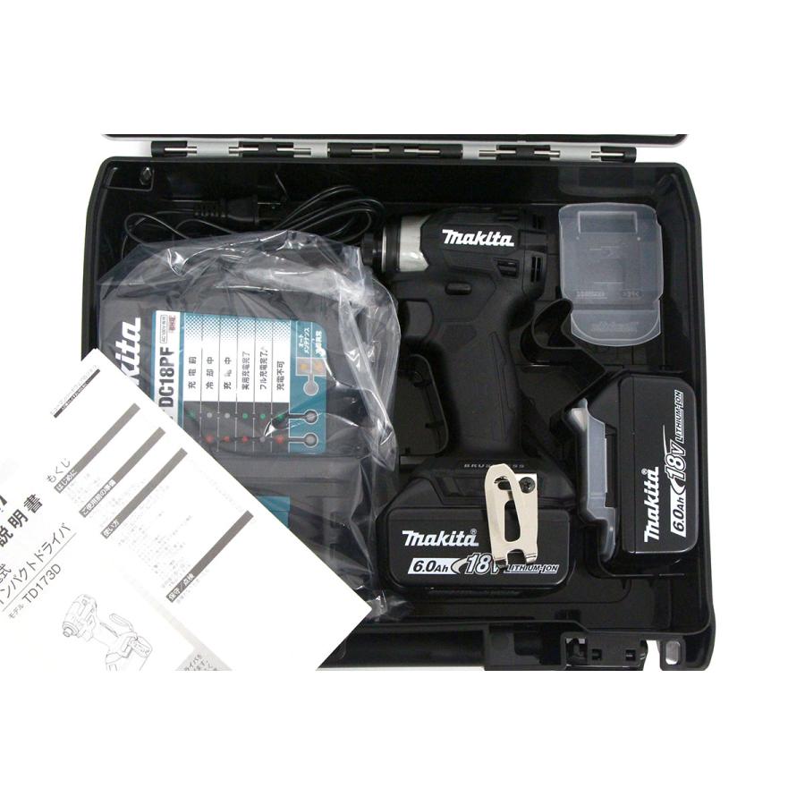 マキタ（makita） TD173DRGXB 黒 2023年最新モデル 充電式インパクト 