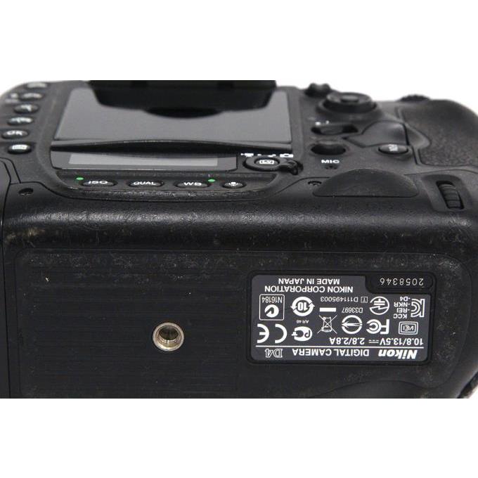 Nikon D4 本体 シャッター回数5000回未満 D4 【全額返金保証】並品｜ニコン ボディ シャッター回数約194100回