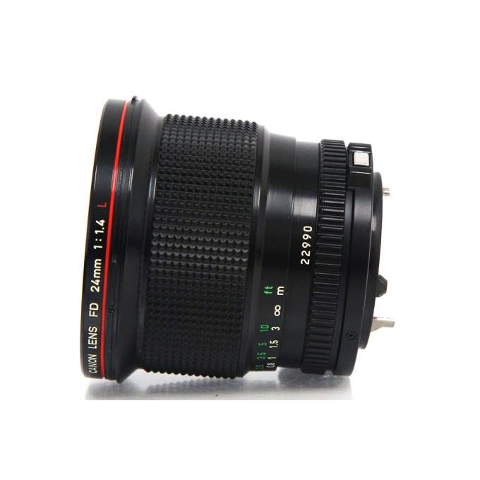 キヤノン（Canon） 【全額返金保証】美品｜キヤノン New FD 24mm F1.4L 
