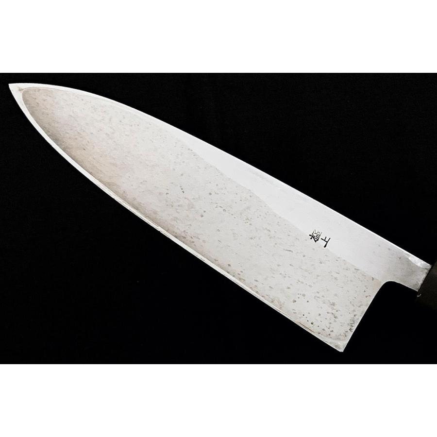 美品｜堺住茂 出刃包丁 七寸 霞 極上 朴柄 外箱付 λH2877-2L2B