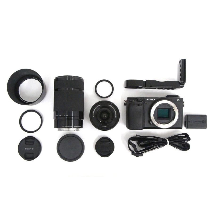 α（ソニー） 【全額返金保証】美品｜ソニー α6400 ILCE-6400Y ダブルズームレンズキット シャッター回数 約39100回以下 ...