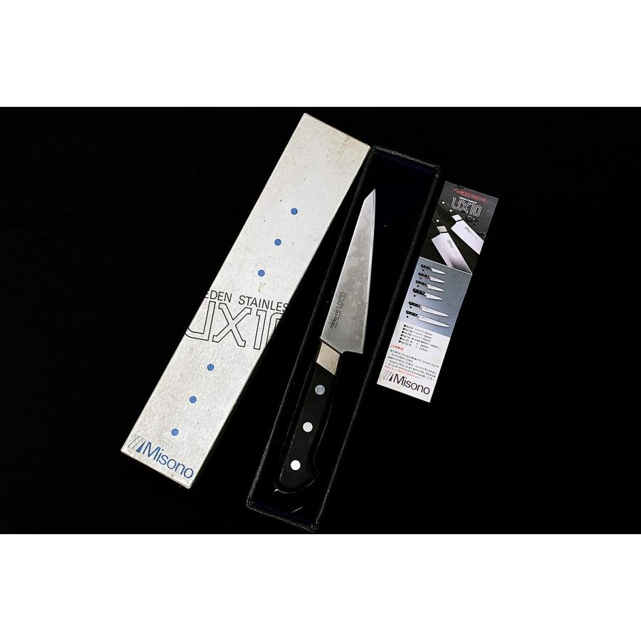 ミソノ刃物 美品｜ミソノ UX10 骨スキ包丁 145mm ピュアステンレス特殊