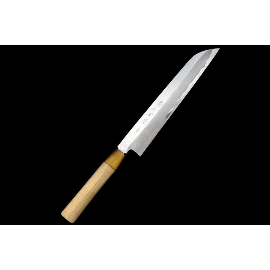 有次青鋼鎌型薄刃黒檀柄